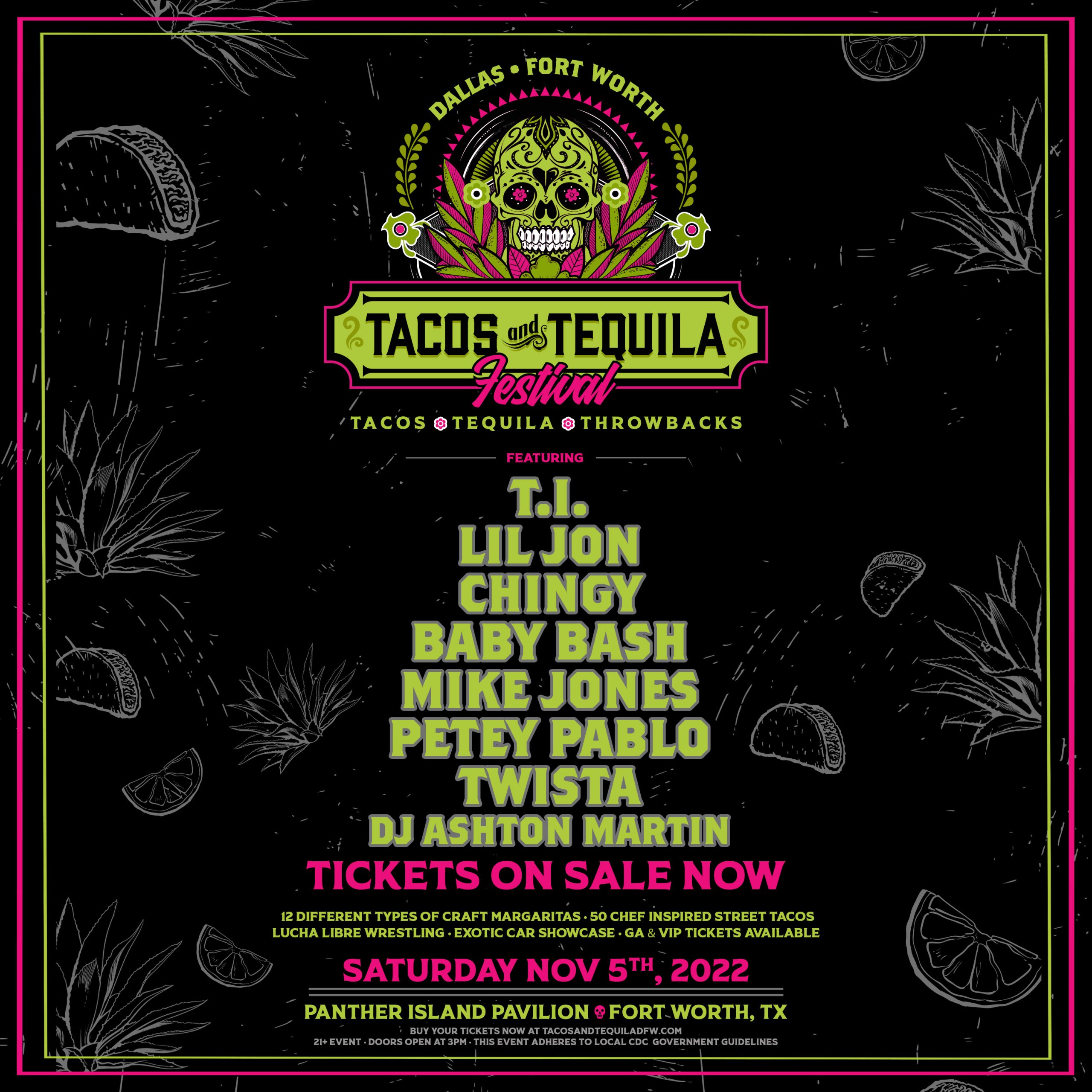 Tacos and Tequila Festival - Panther Island Pavilion