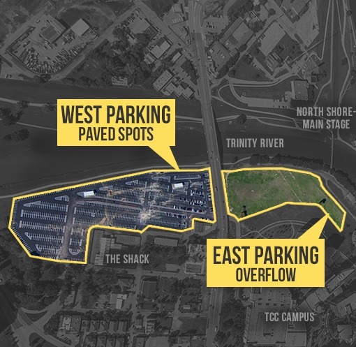 Panther Island Pavilion Event Parking