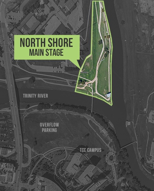 Panther Island Pavilion North Shore Waterfront Stage